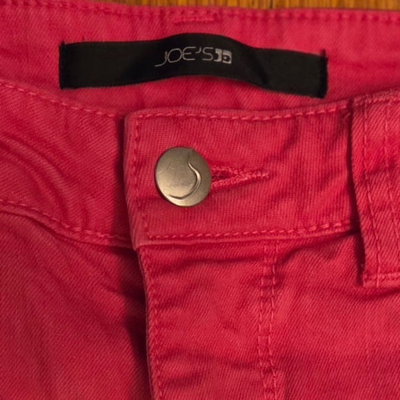 JOE'S JEANS - NEW W/TAGS BRIGHT RICH HOT PINK STRETCH SKINNY (SIZE 28 10) - Picture 2 of 5